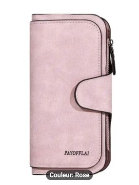 NEW! Women's Rose Zip-Around Wallet with Snap